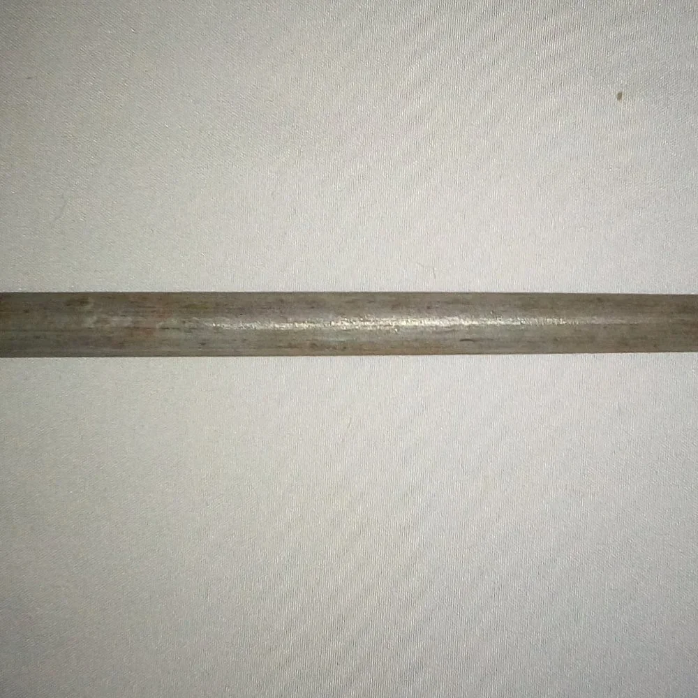 Antler Handle Knife Sharpening Steel Rod: Geniune Bone. Vintage